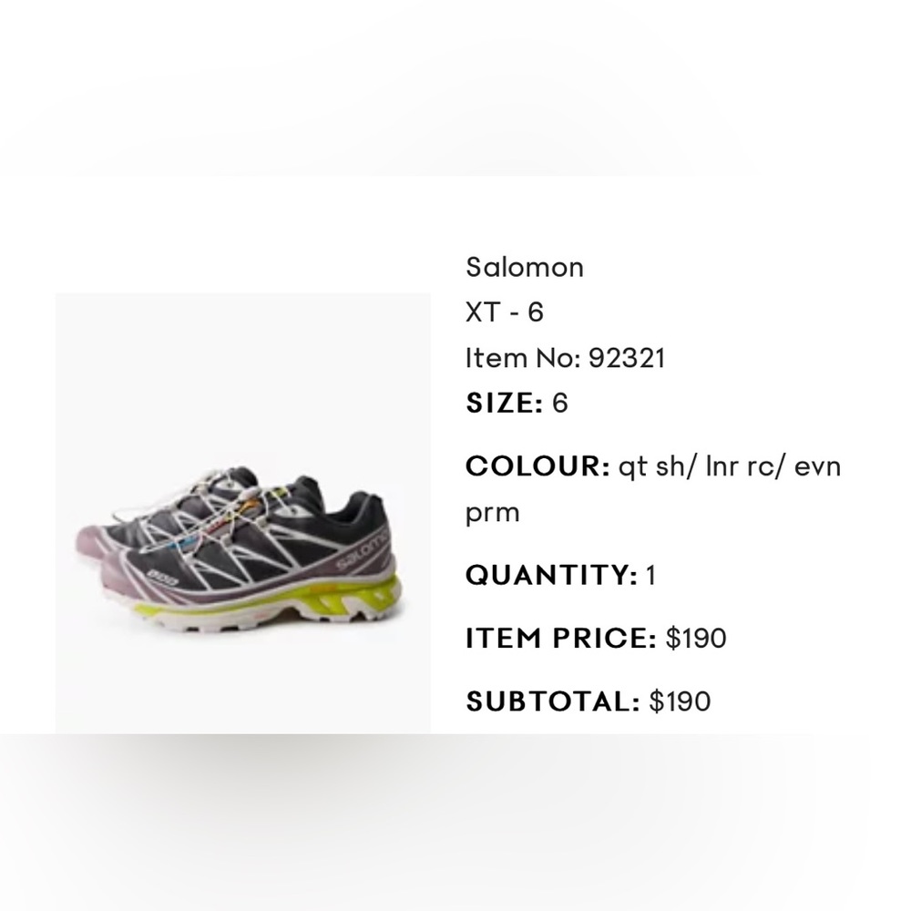 Salomon XT-6